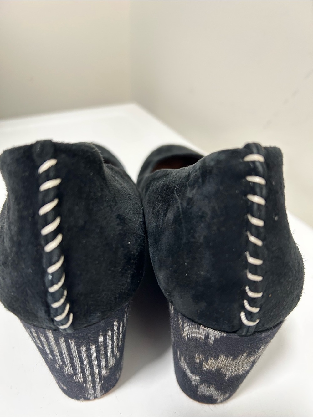 Reef High Tropic Suede Platform Wedges Black Size 8.5 - Picture 7 of 13